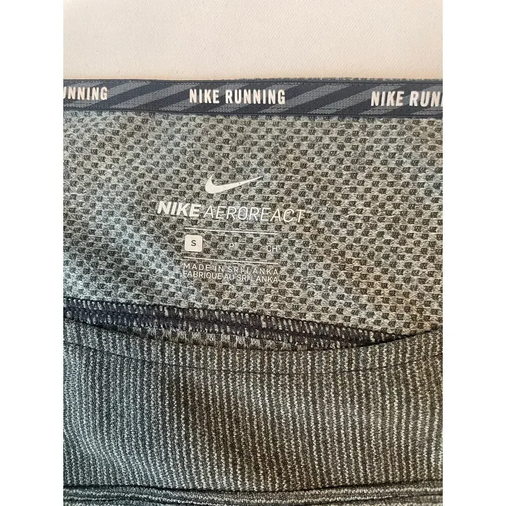 Nike | Long Sleeve Aero React Running Shirt - Dark Green ; Womens s